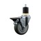 Service Caster 4'' Gray Poly Swivel 1-7/8'' Expanding Stem Caster with Brake SCC-EX20S414-PPUB-PLB-178 - alternate 1